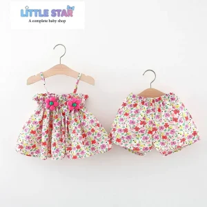 Floral pant top set